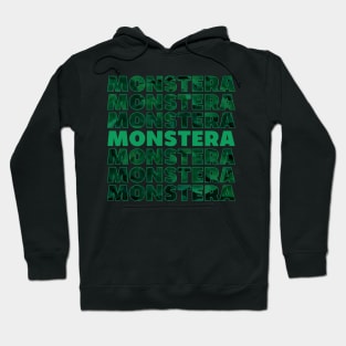 Modern Monstera Design Hoodie